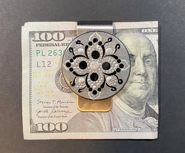 Hand Painted Money Clip